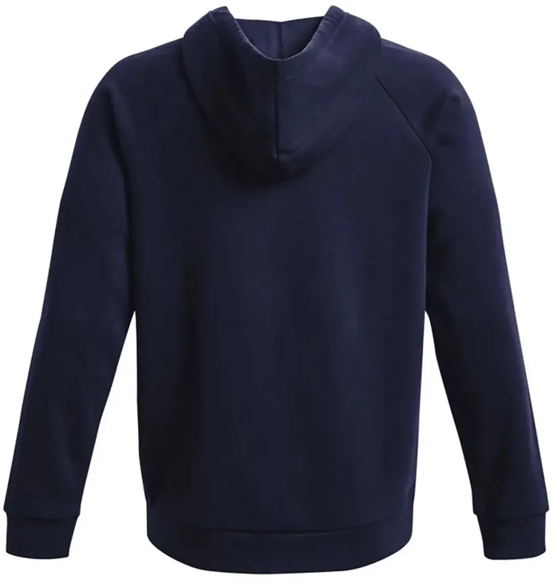 Under Armour Rival Fleece FZ Hoodie Heren - Navy/Wit - afbeelding 6 van 6