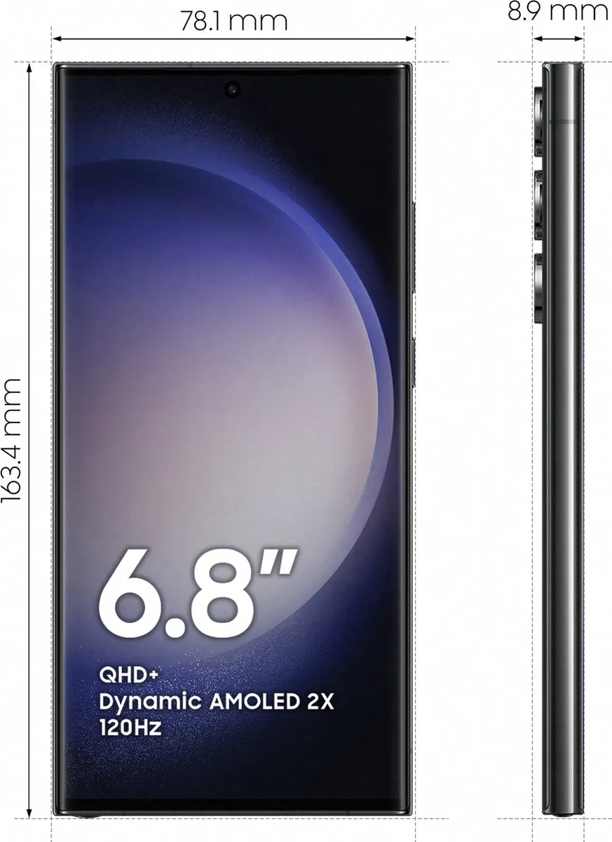 Samsung Galaxy S23 Ultra SM-S918BZKHEUB - 512GB - Zwart