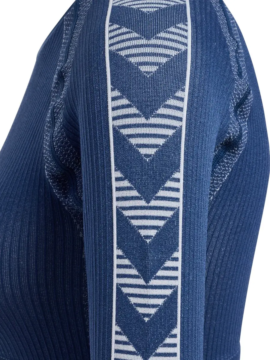 Hummel Blaze Seamless Dames T-shirt Lange mouwen XS - Blauw
