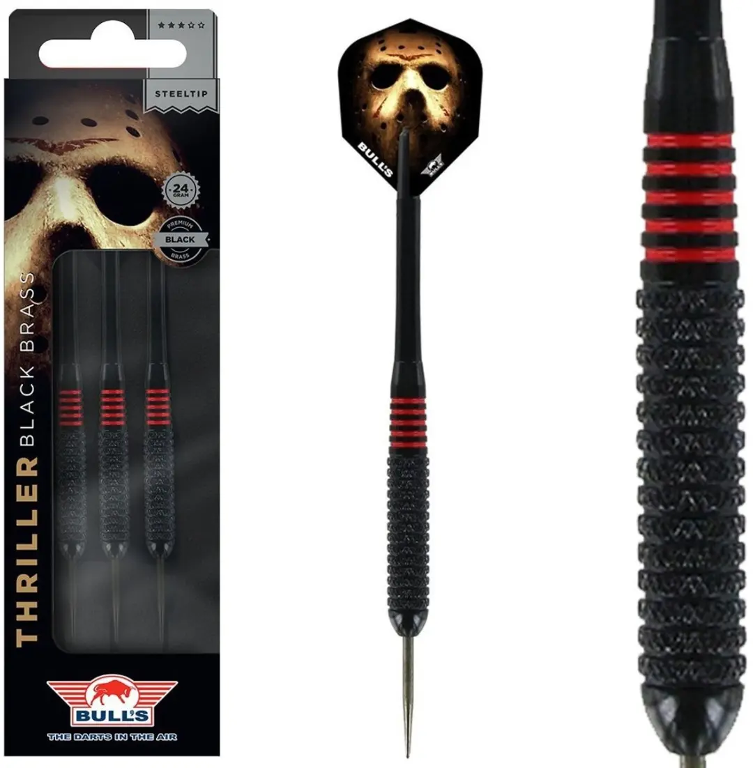 Bull's Thriller Black Brass Dartpijlen 24g