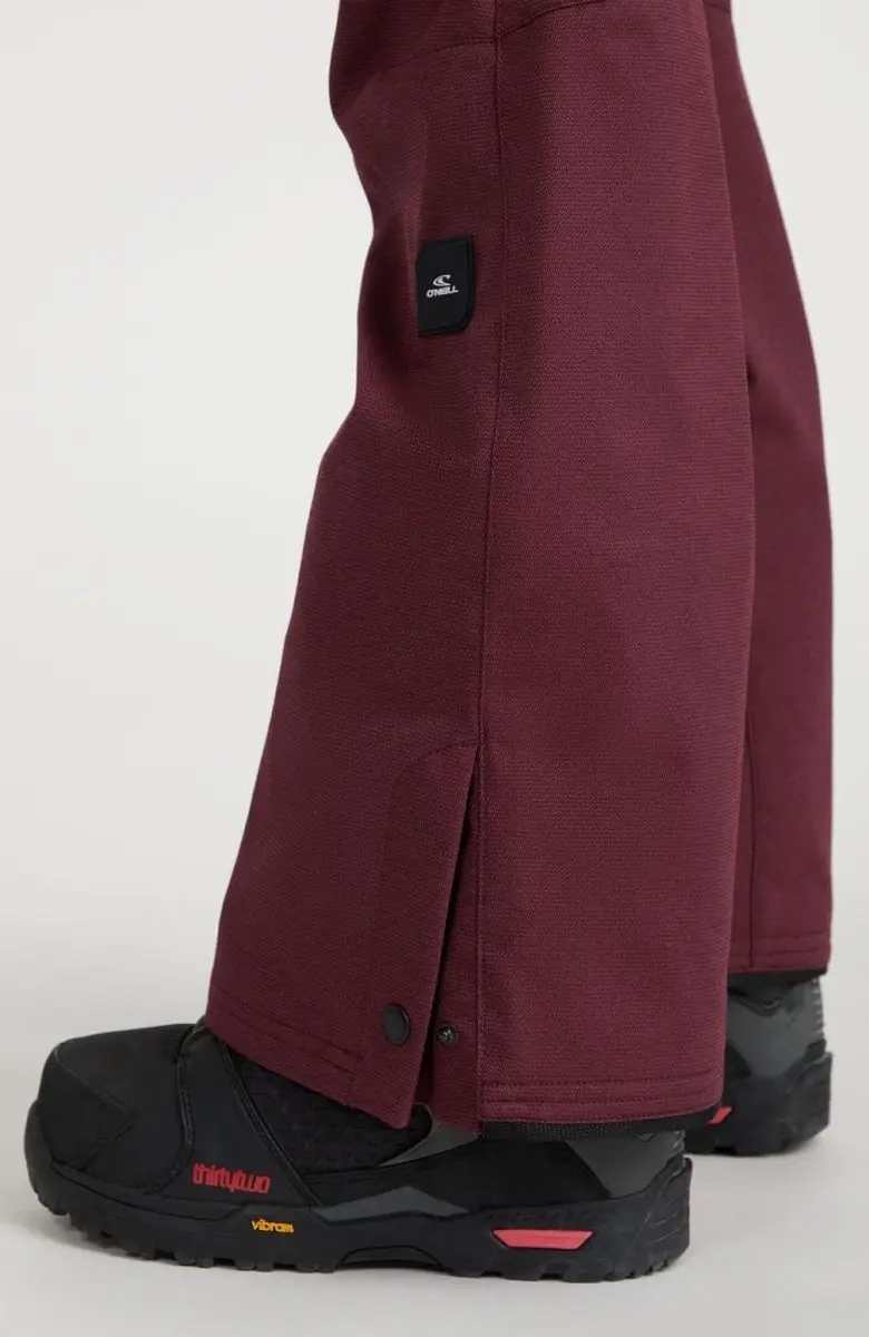 O'Neill Star Melange Pants Ski Broek - XS - Windsor Wine - afbeelding 6 van 6