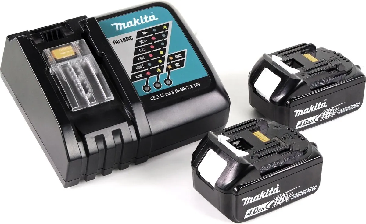 Makita DFR550RMJ Akku-Magazinschroevendraaier 18V - 4.0Ah - Blauw/Zwart