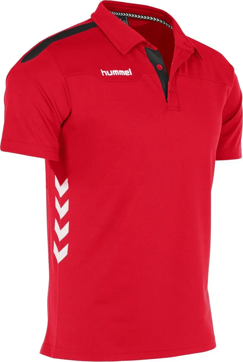 Hummel Valencia Sportpolo - Rood - Maat L