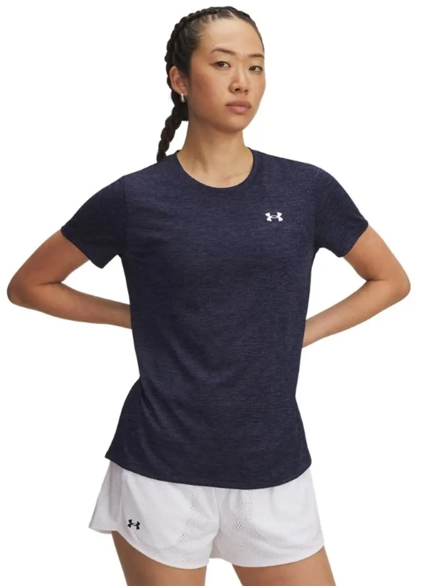 Under Armour Tech SSC-Twist Dames T-shirt - XL - Blue 410