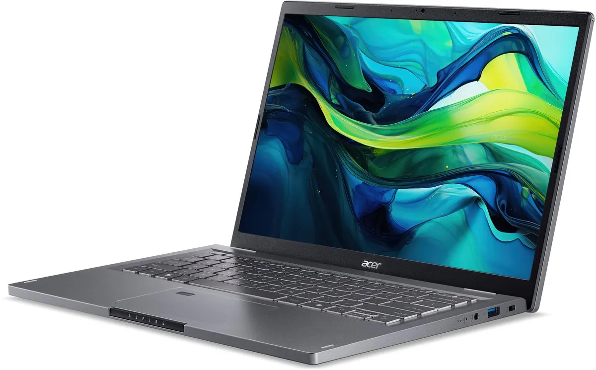 Acer Aspire A14-51M-50AQ Laptop 14" WUXGA 32GB 512GB - Grijs
