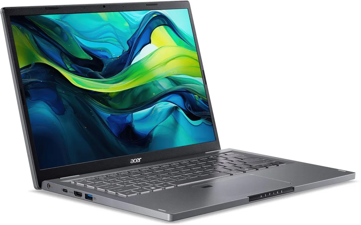 Acer Aspire A14-51M-50AQ Laptop 14" WUXGA 32GB 512GB - Grijs