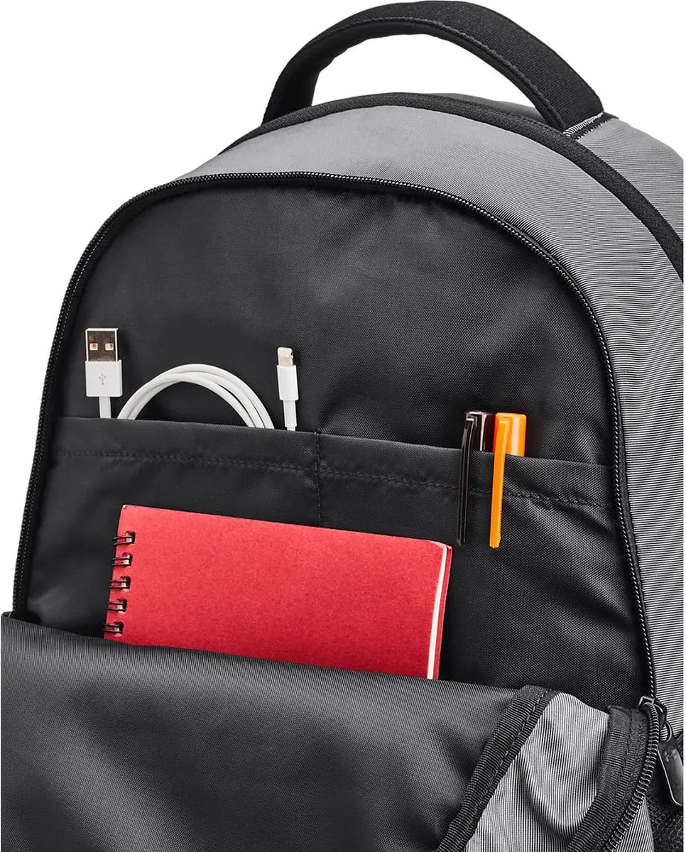 Under Armour Hustle Signature Backpack 25L - Dames Rugzak - 25L - Zilver