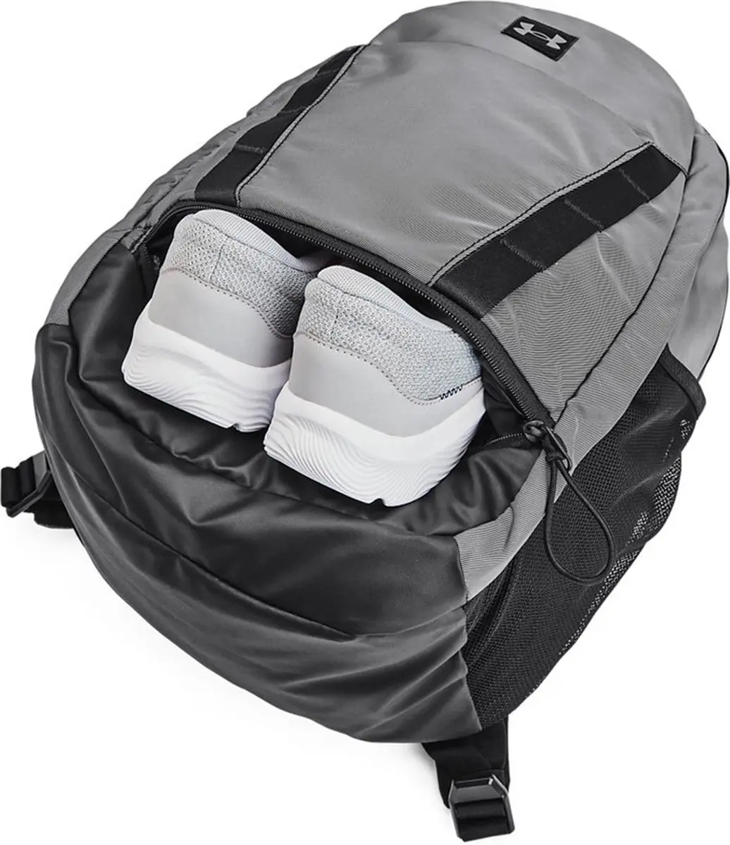 Under Armour Hustle Signature Backpack 25L - Dames Rugzak - 25L - Zilver