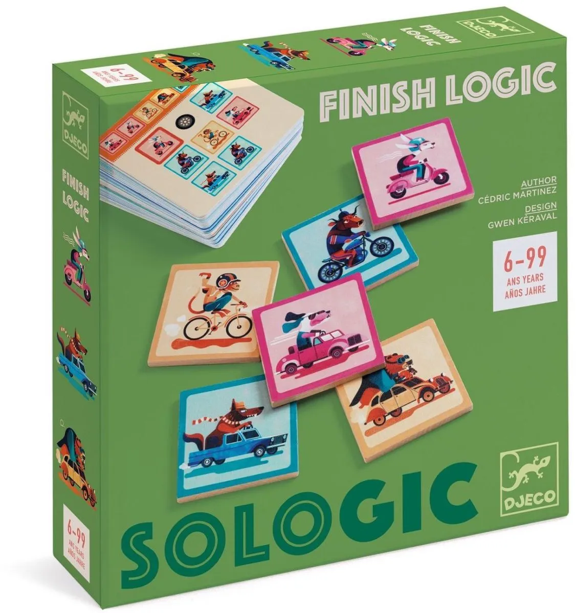 Djeco Finish Logic Deductiespel - 75 Stuks - Multicolor