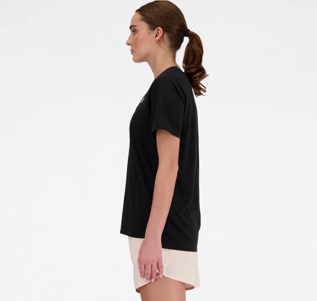 New Balance Sport Essential T-shirt Dames - M - Zwart