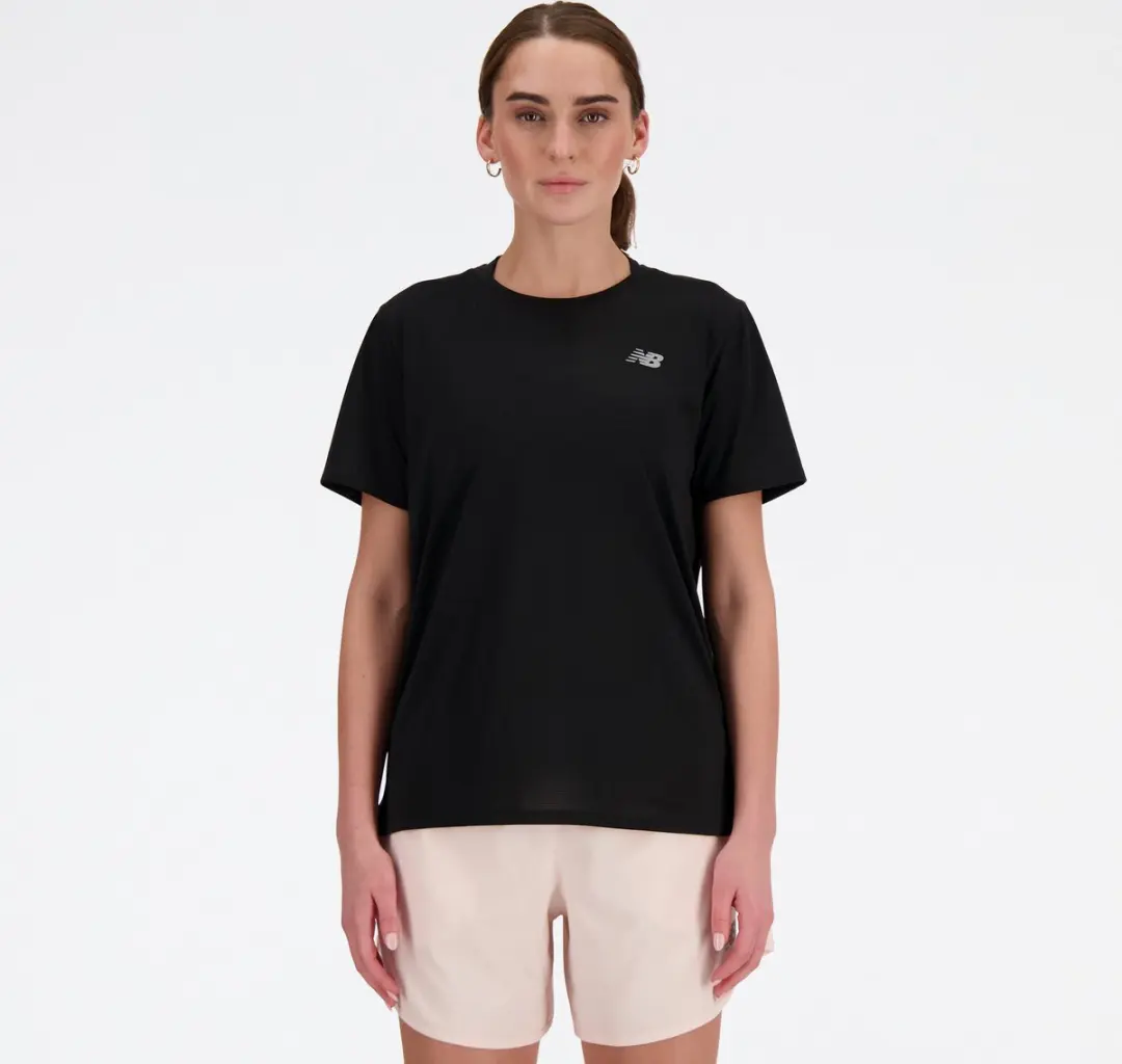 New Balance Sport Essential T-shirt Dames - M - Zwart