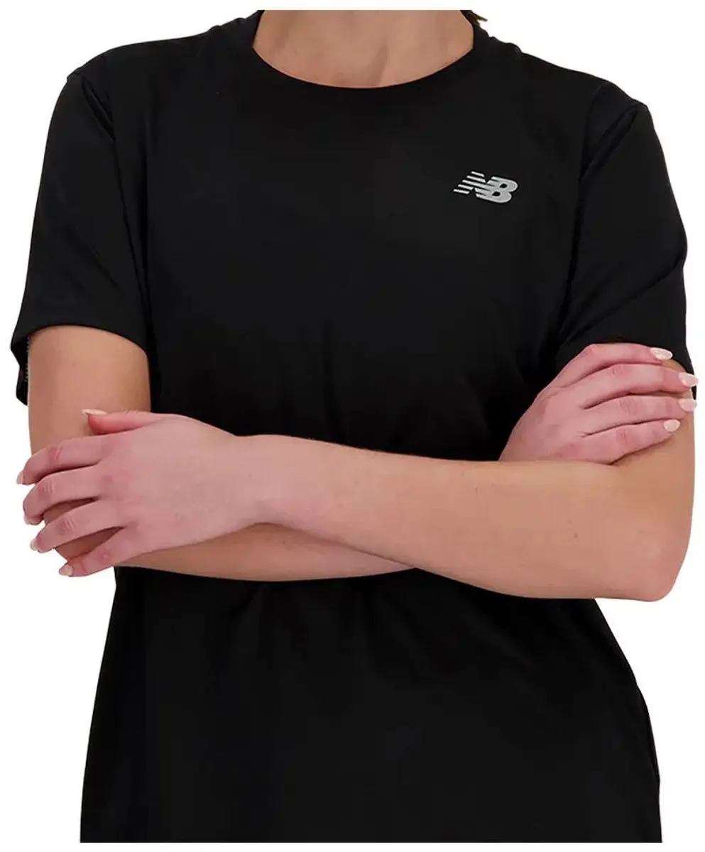 New Balance Sport Essential T-shirt Dames - M - Zwart