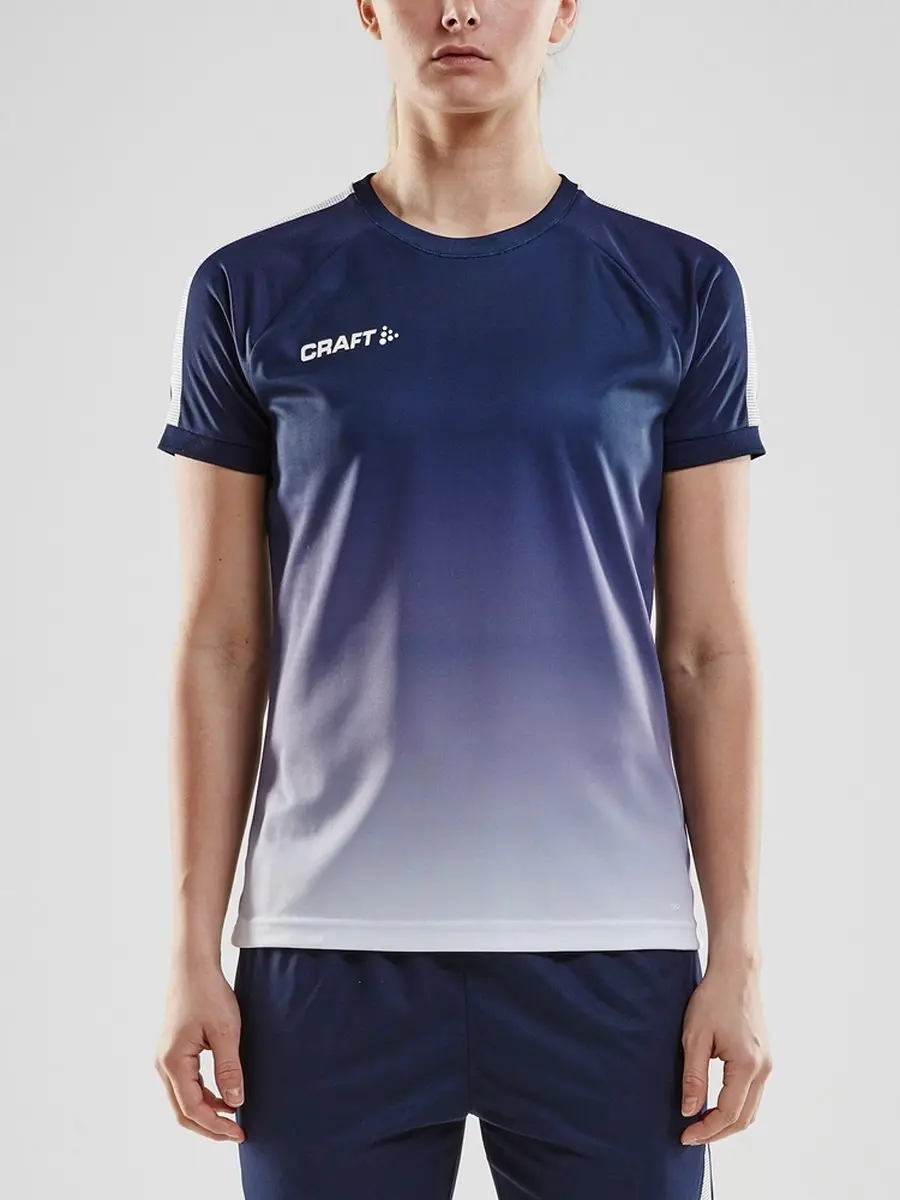 Craft Pro Control Fade Shirt Dames - Korte mouw M - Marine