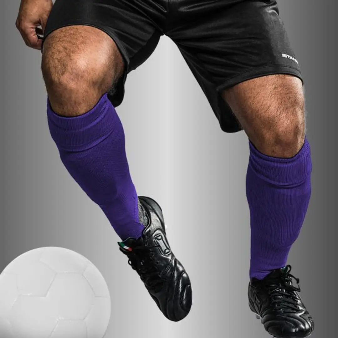 Stanno Uni Pro Sock Voetbalsokken 30-34 - Paars