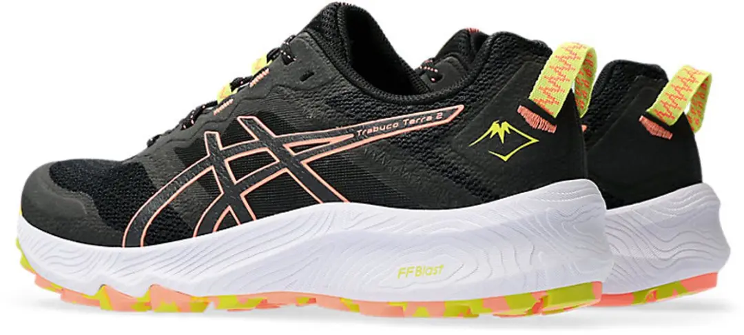 ASICS Trabuco Terra 2 Trailschoen 43.5 - Zwart/Roze - afbeelding 6 van 6