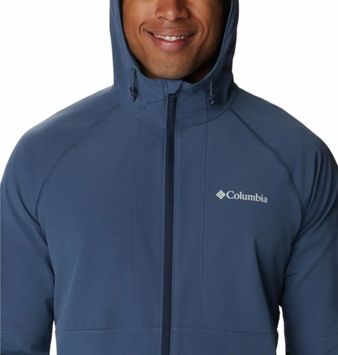Columbia Tall Heights II Hooded Softshell Jas - Heren - Dark Mountain