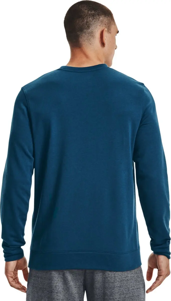 Under Armour Rival Terry Logo Crew - Deep Sea - S