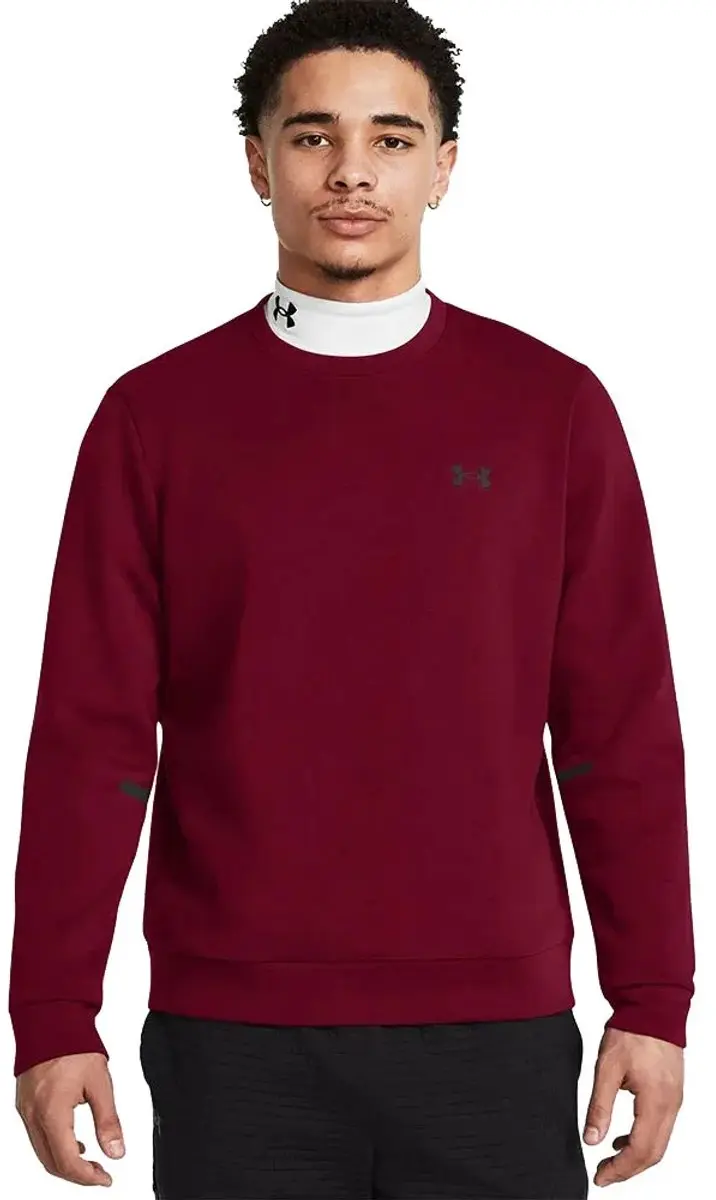 Under Armour Unstoppable Fleece Eu Sweatshirt - L - Rood - afbeelding 6 van 6