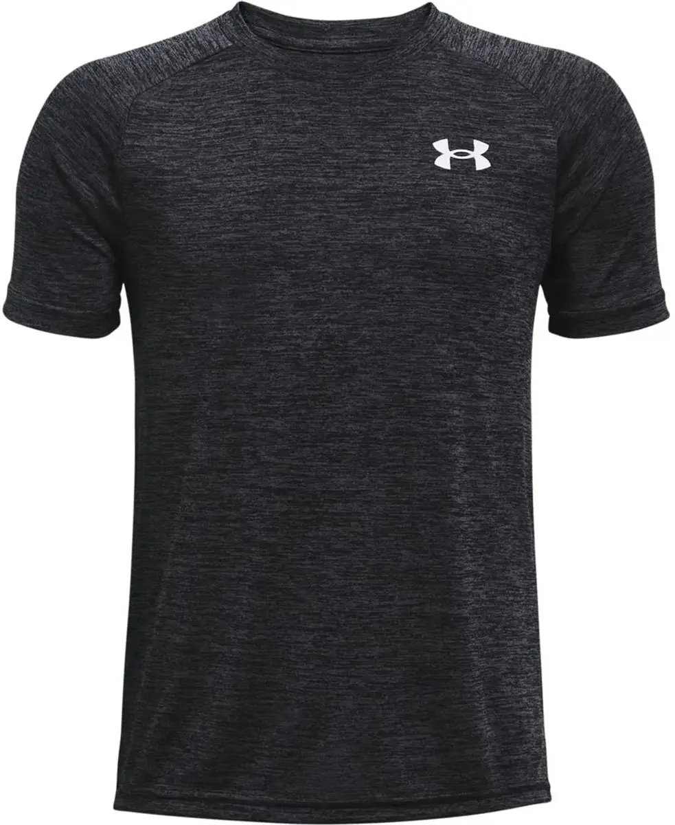 Under Armour UA Tech 2.0 SS Sportshirt - Zwart/Wit
