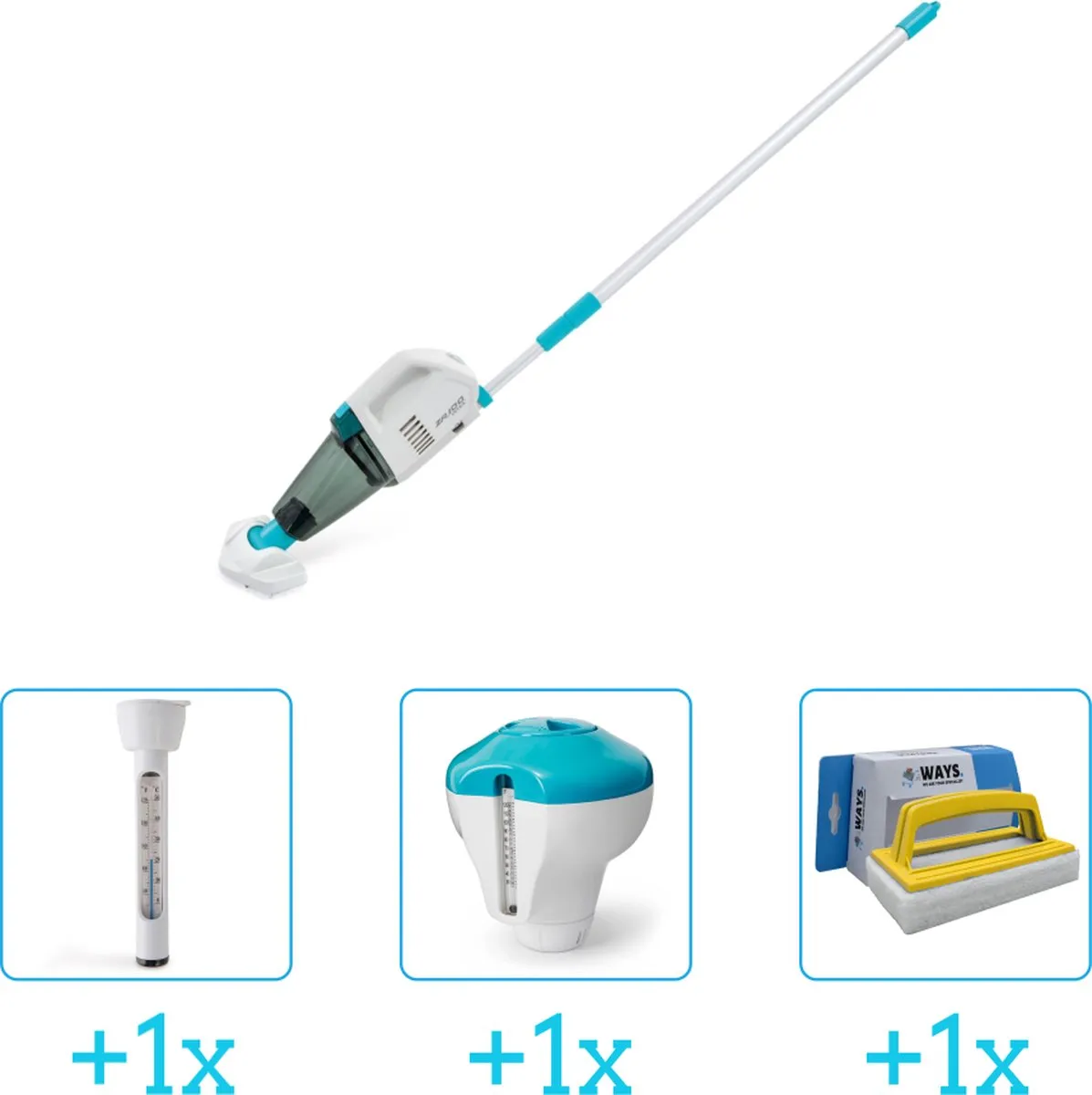 Intex ZR100 Oplaadbare Zwembadstofzuiger 28626