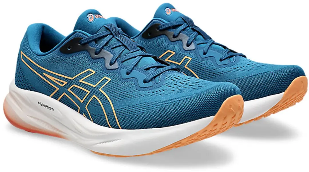 ASICS Gel-Pulse 15 Hardloopschoen 47 - Blauw/Oranje - afbeelding 6 van 6