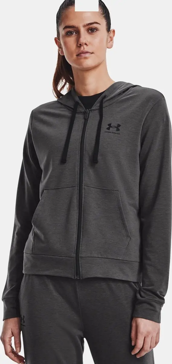 Under Armour Rival Terry FZ Hoodie - Grijs