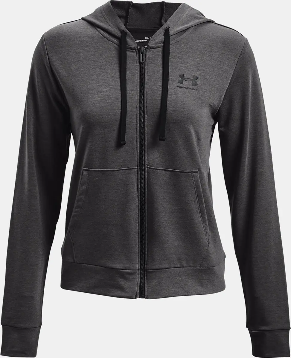 Under Armour Rival Terry FZ Hoodie - Grijs