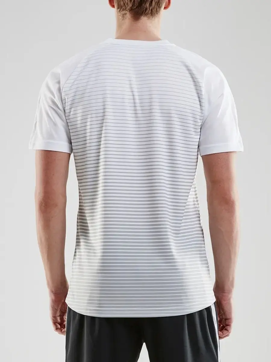 Craft Pro Control Stripe Shirt Korte Mouw Heren L - Wit