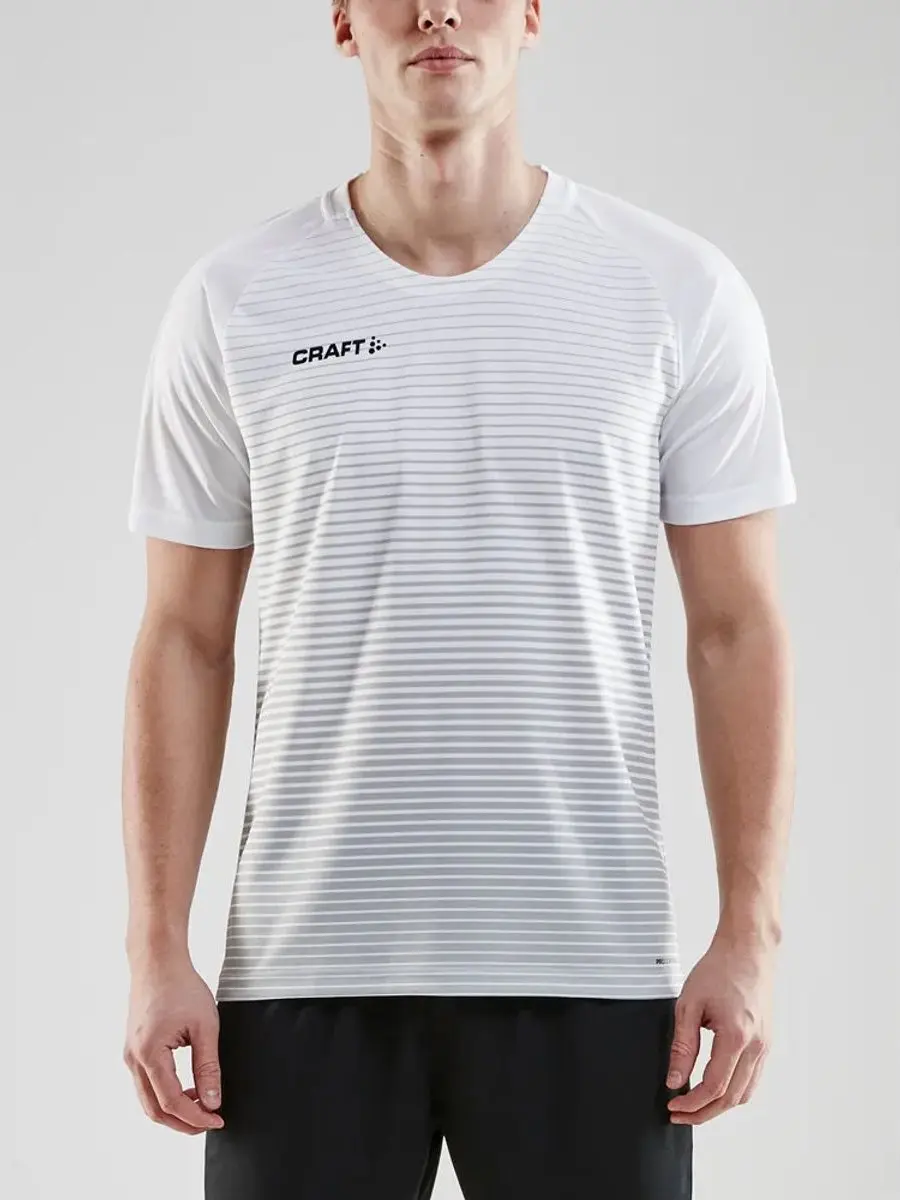 Craft Pro Control Stripe Shirt Korte Mouw Heren L