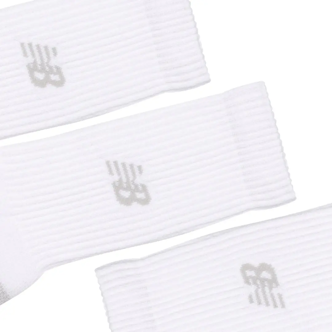 New Balance Active Crew Sokken 3 Stuks - Witte maat 47-50