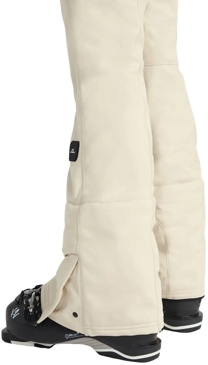 O'Neill Blessed Softshell Hybrid Skibroek Dames S - Crème