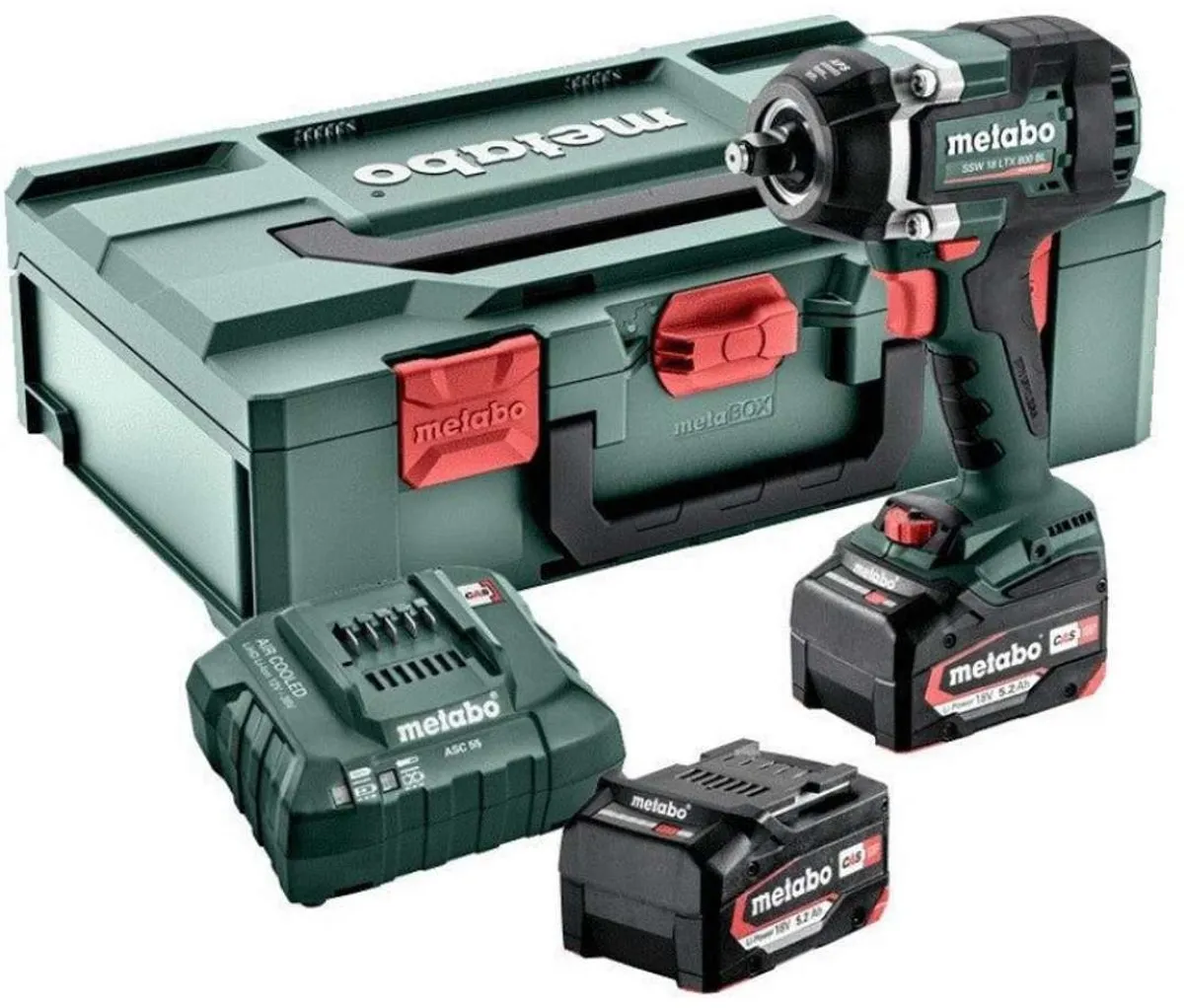 Metabo 602403650 Slagmoersleutel 18V - 2x 5,2Ah LiPower
