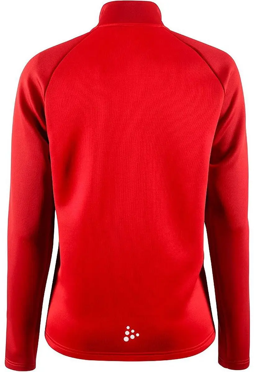 Craft Squad 2.0 Top Full Zip Dames - XXL - Rood