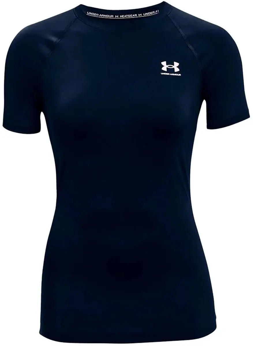 Under Armour Hg Authentics Comp T-shirt - L - Midnight Navy/Wit