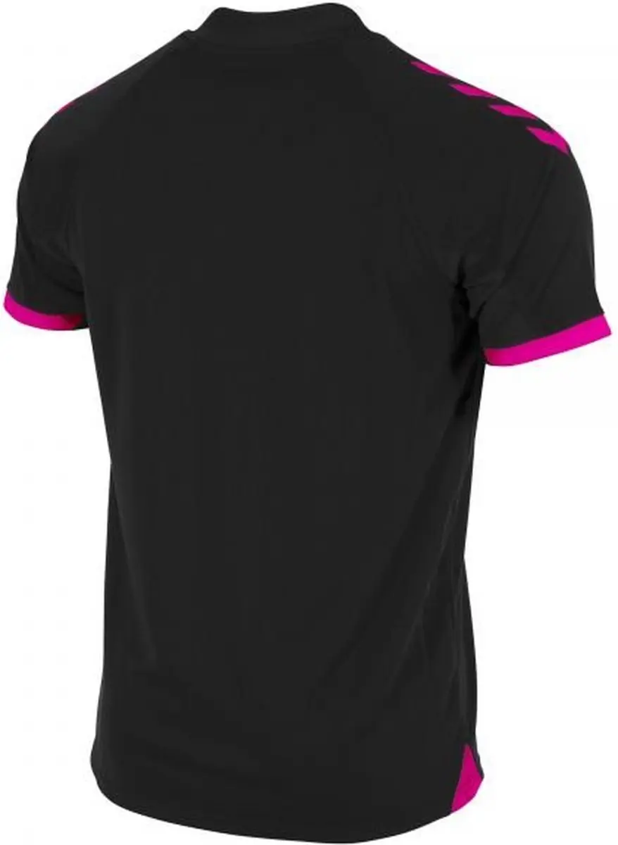 Hummel Fyn Shirt Heren Korte Mouw - Zwart/Magenta XL - afbeelding 6 van 6