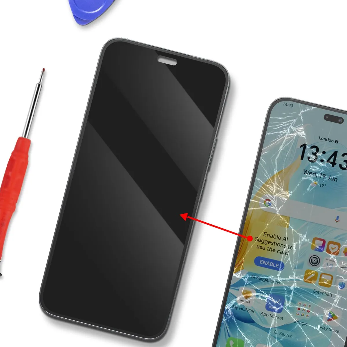 Honor 200 Lite Origineel Schermset