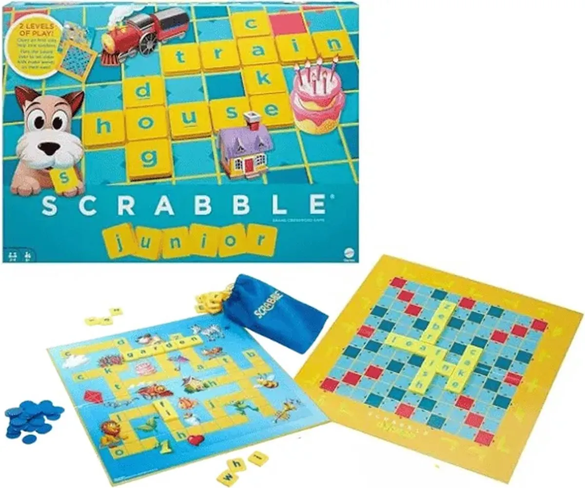 Mattel Games Scrabble Junior Y9671 Familie Bordspel - 2-4 Spelers