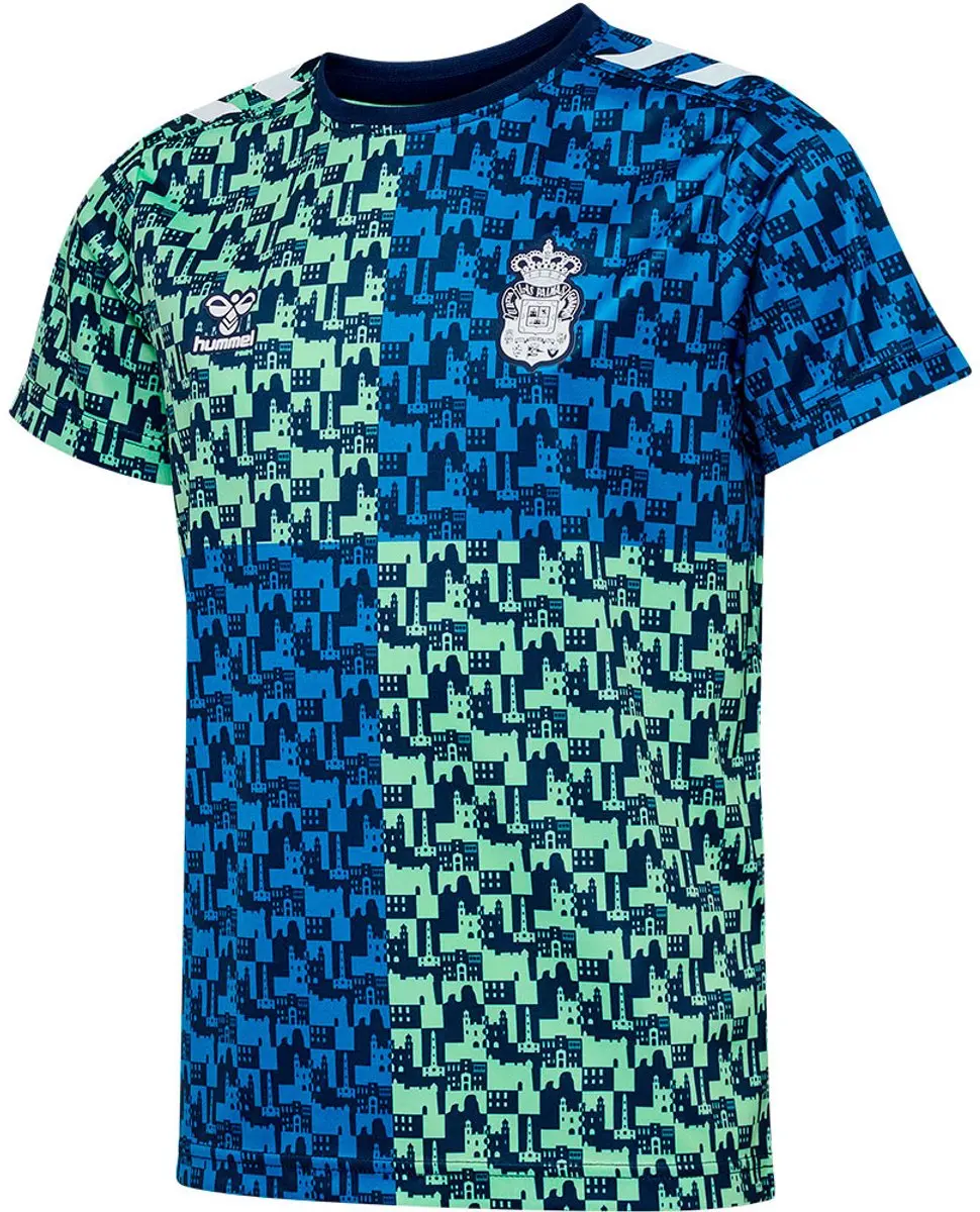 Hummel Ud Las Palmas 24/25 T-shirt Junior - 152 cm - Patina Green/Marine