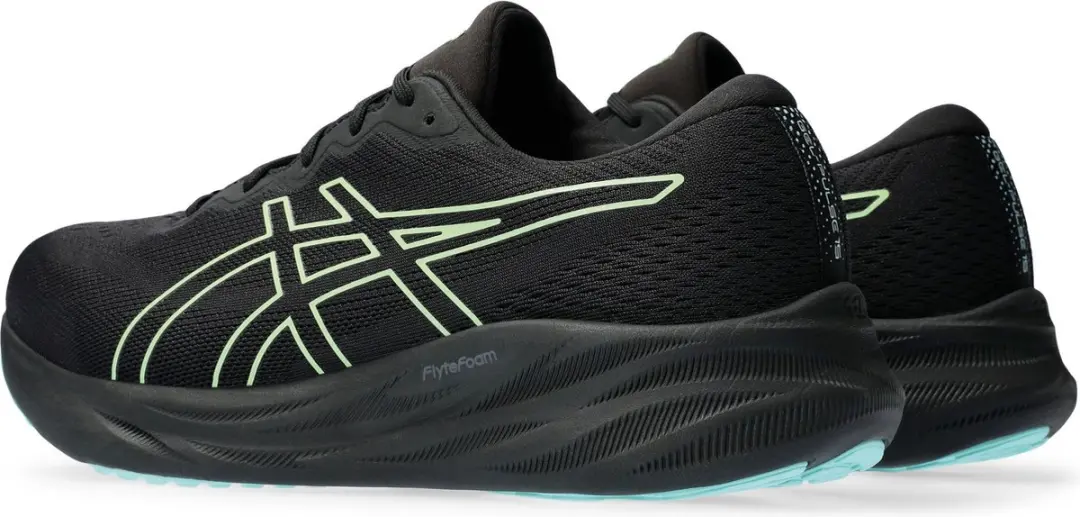 ASICS Gel-Pulse 15 GTX Sportschoenen - Maat 46 - Zwart/Lichtgroen