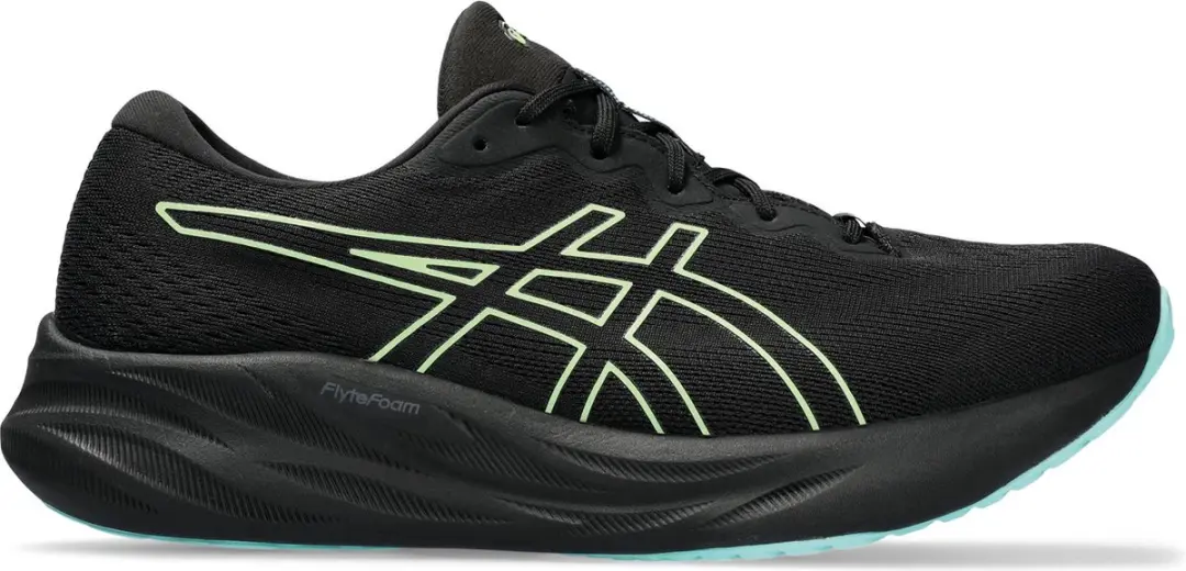 ASICS Gel-Pulse 15 GTX Sportschoenen - Maat 46 - Zwart/Lichtgroen