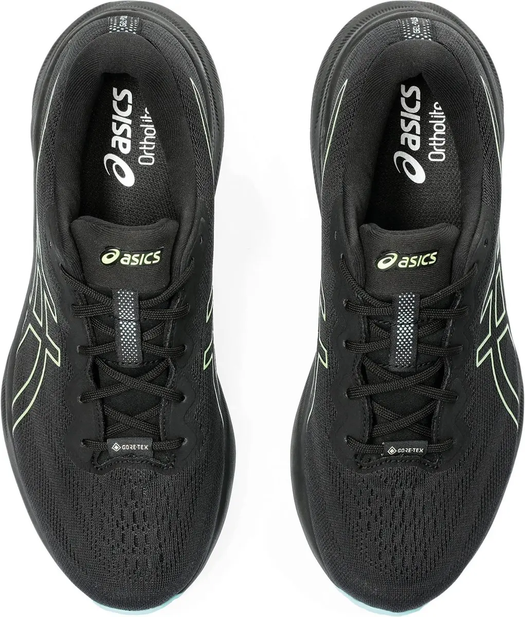 ASICS Gel-Pulse 15 GTX Sportschoenen - Maat 46 - Zwart/Lichtgroen - afbeelding 6 van 6