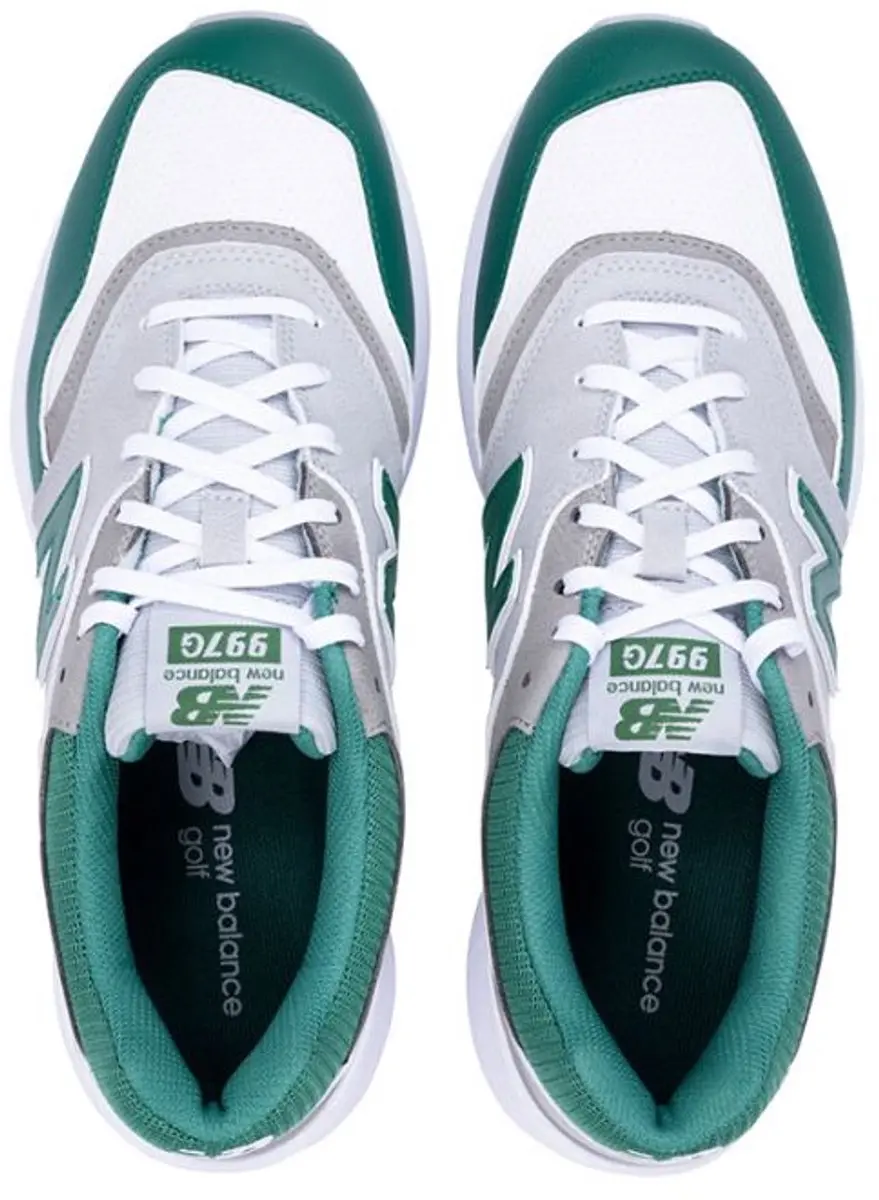 New Balance 997 SL Golfschoenen - Grijs/ Groen - Maat 47.5