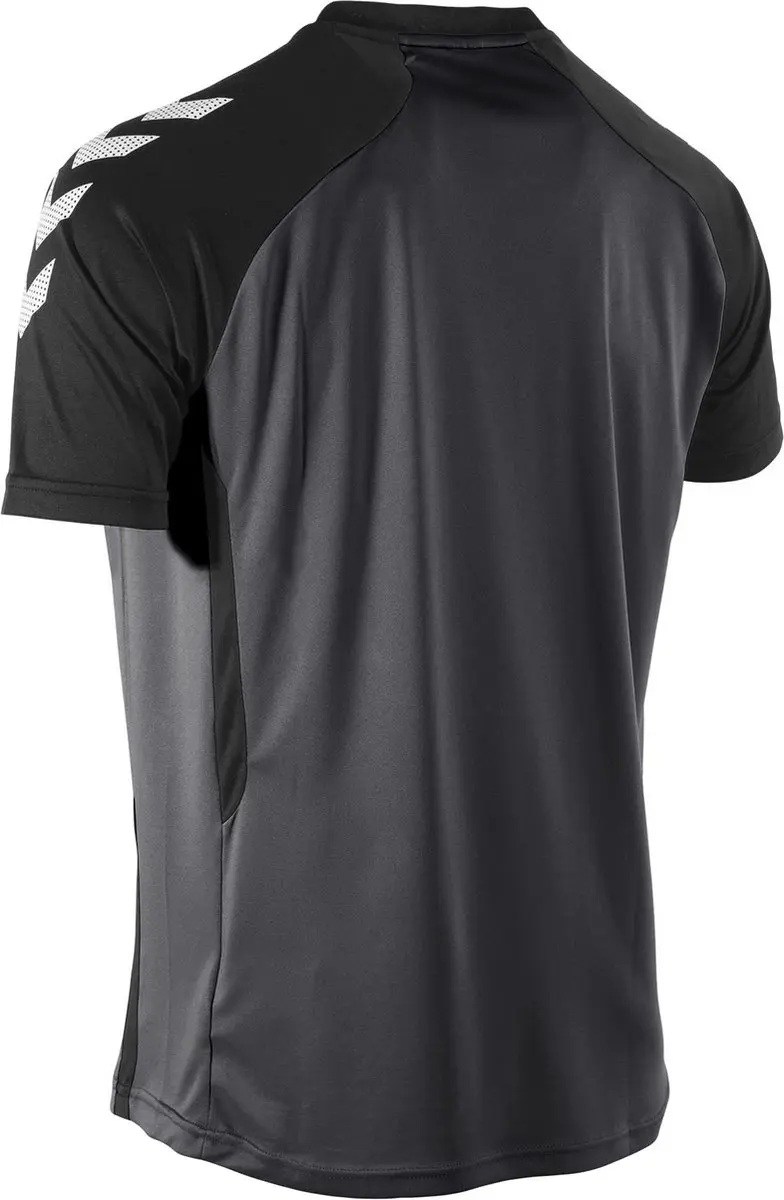 hummel Aarhus Sportshirt Unisex - S - Zwart/Grijs