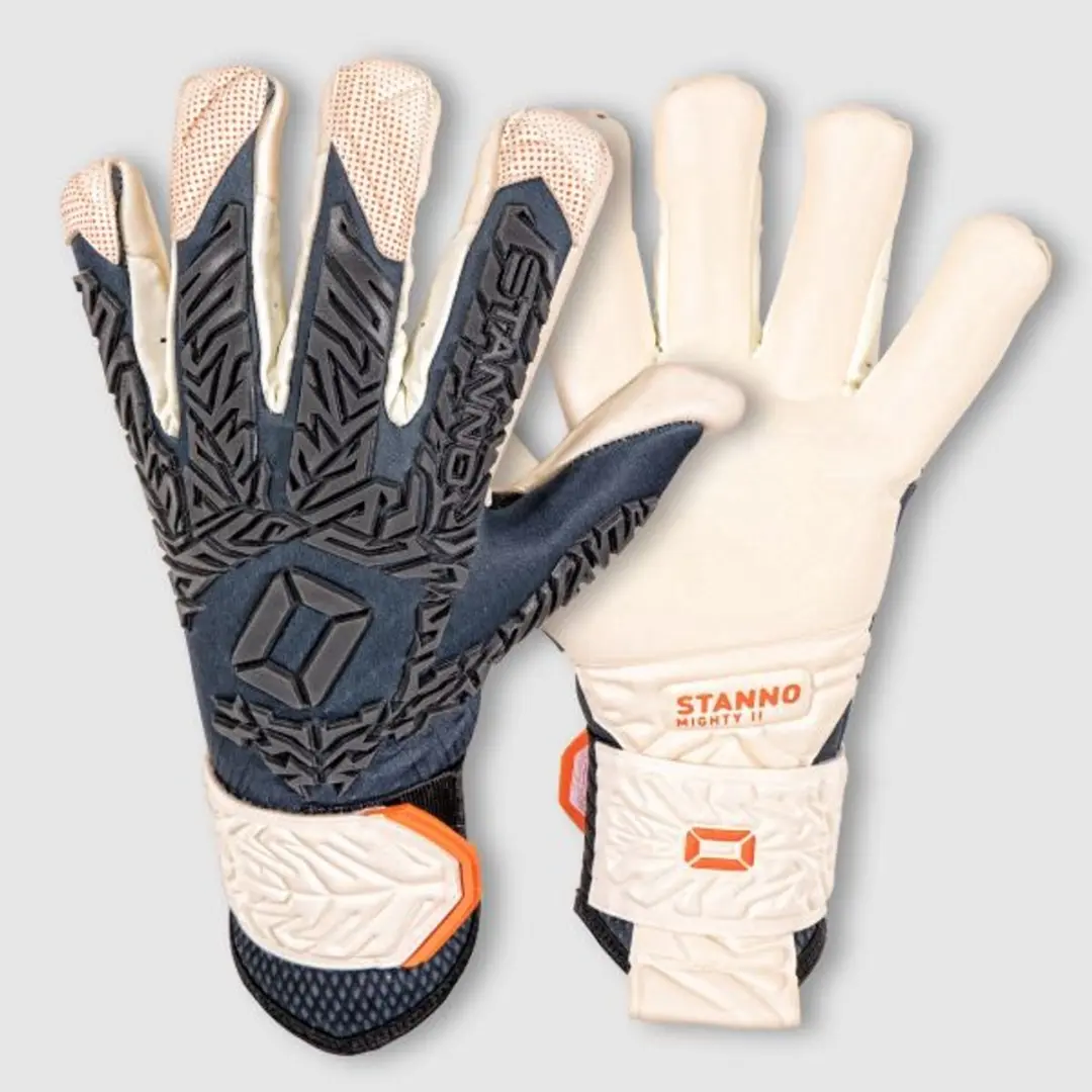 Stanno Mighty Keepershandschoenen II - Maat 12 - Grijs/ Oranje