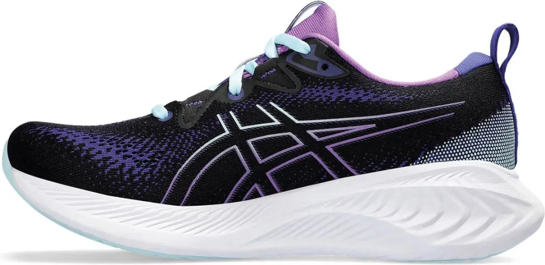 ASICS Gel-Cumulus 25 Sportschoenen Dames 39 - Paars/Zwart/Lichtblauw - afbeelding 6 van 6