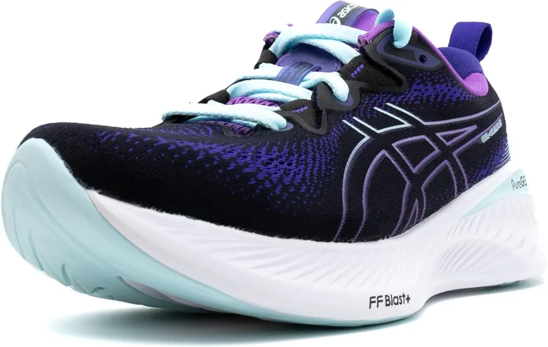 ASICS Gel-Cumulus 25 Sportschoenen Dames 39 - Paars/Zwart/Lichtblauw