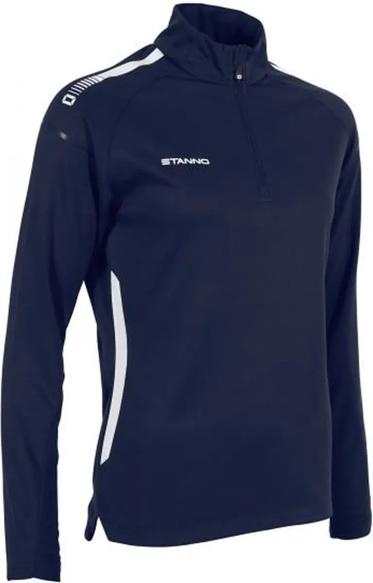 Stanno First Quarter Zip Top Dames - Navy/Wit S