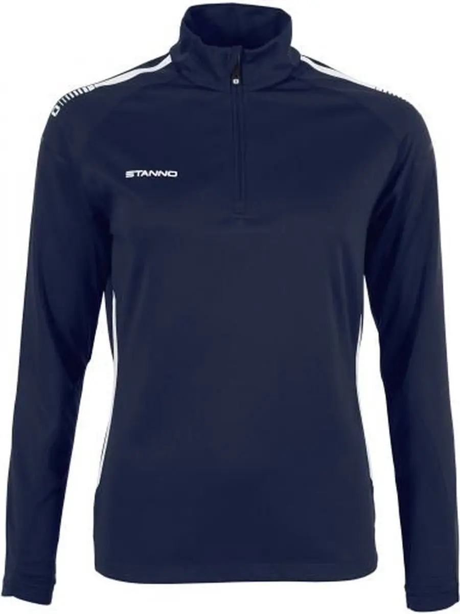 Stanno First Quarter Zip Top Dames - Navy/Wit S