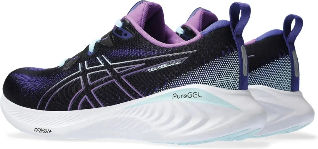ASICS Gel-Cumulus 25 Sportschoenen - 41.5 - Paars/Zwart/Lichtblauw