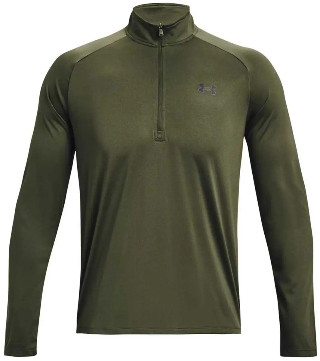 Under Armour UA Tech Shirt Lange Mouwen - Marine OD Green